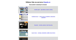 Desktop Screenshot of kayak.cz